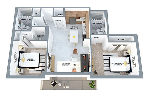 Floor plan B6