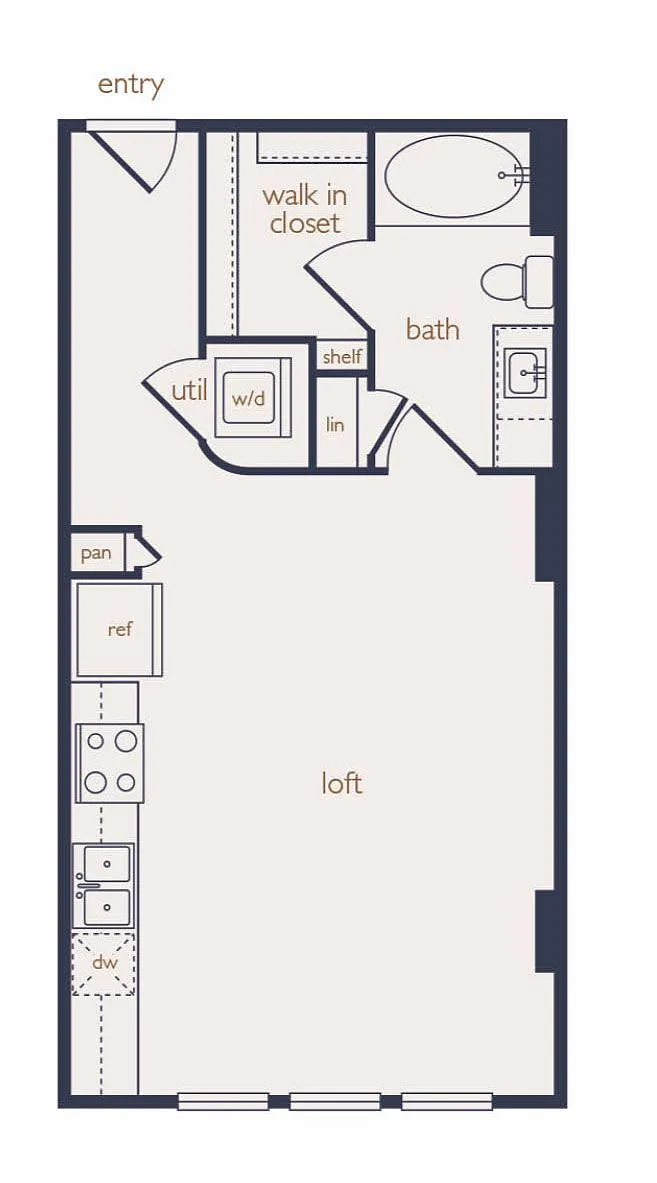 Floor plan E1.A