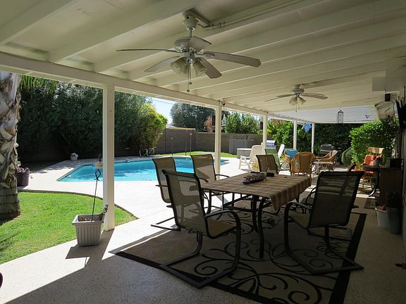Large Covered Back Patio with TV mounts