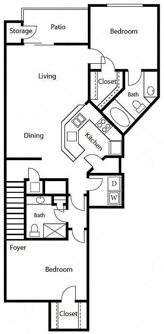 Floor plan B1A