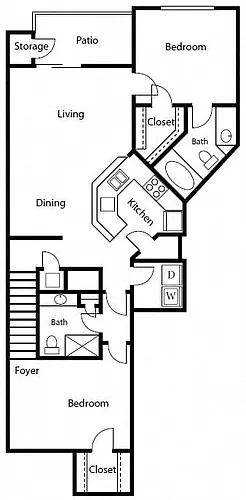 Floor plan B1A