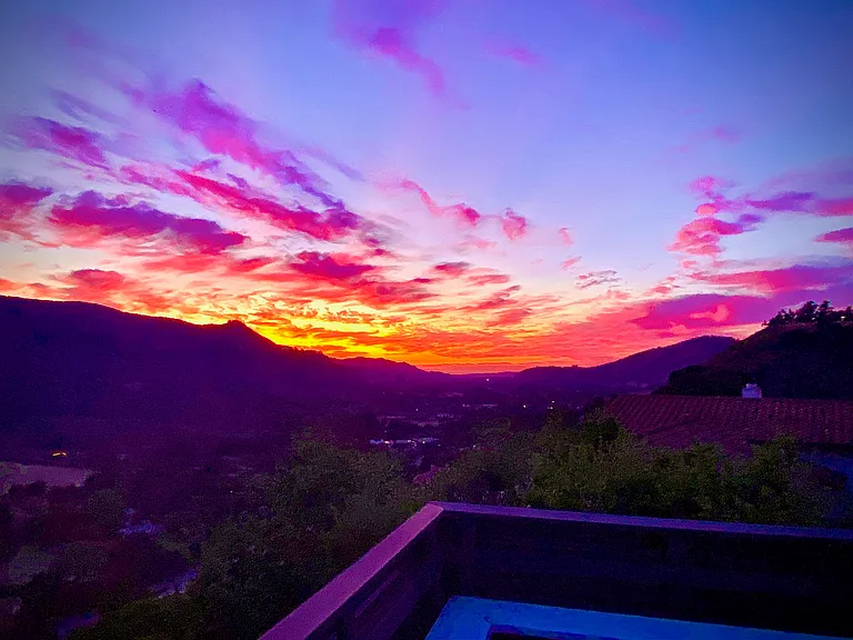 Another gorgeous sunset from the wrap-around deck!