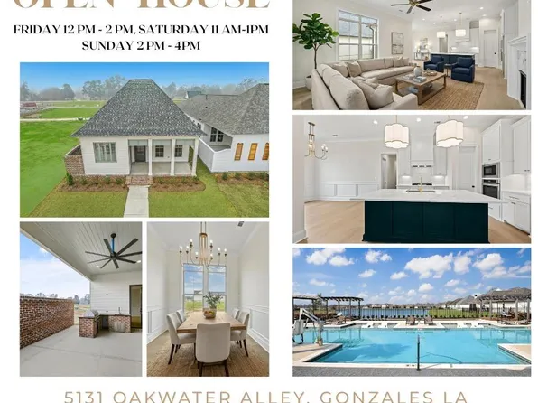 5131 Oakwater Aly, Gonzales, LA 70737