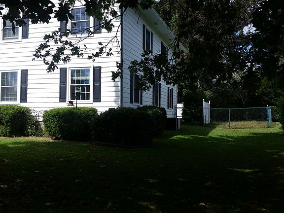 Right side of yard