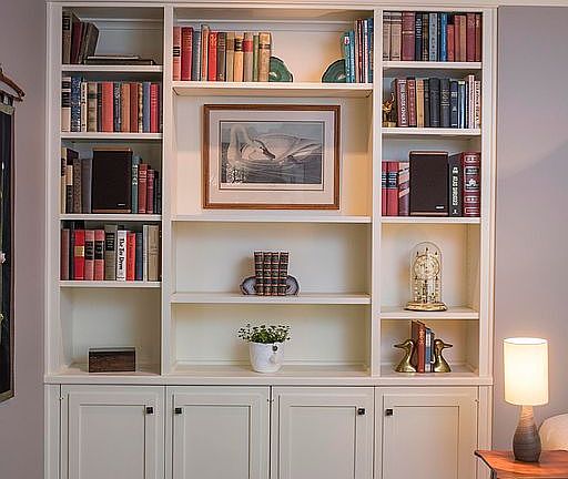 Built in book shelf
