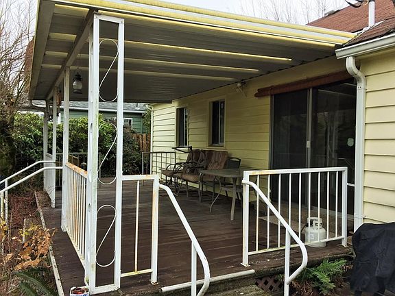 Back yard deck