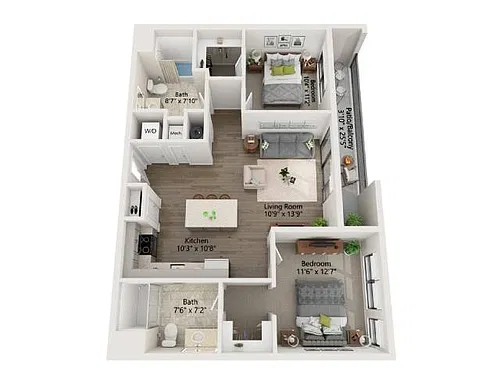 Floor plan B7-AFF