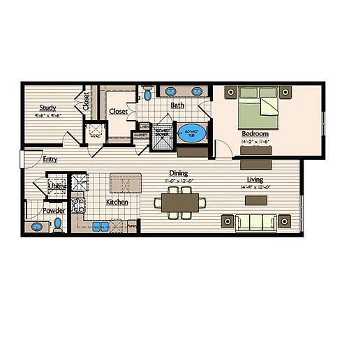 Floor plan Savannah
