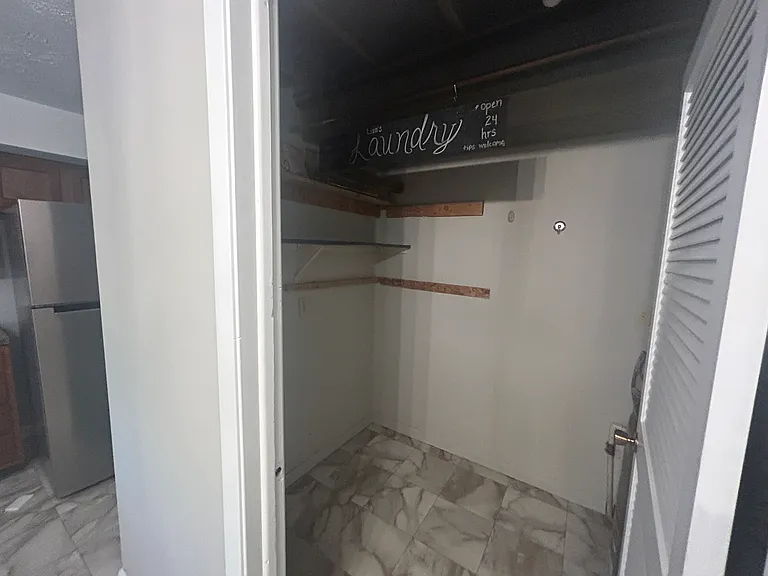 In unit laundry room