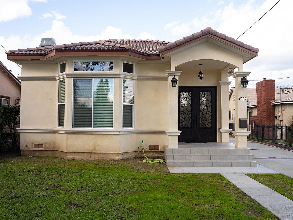 front of the house