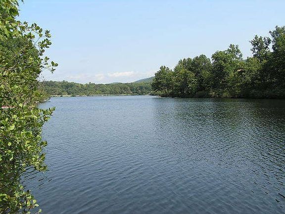 View of lake from dock