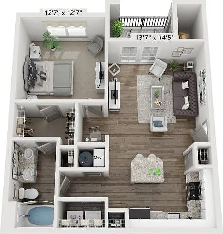 Floor plan A1A