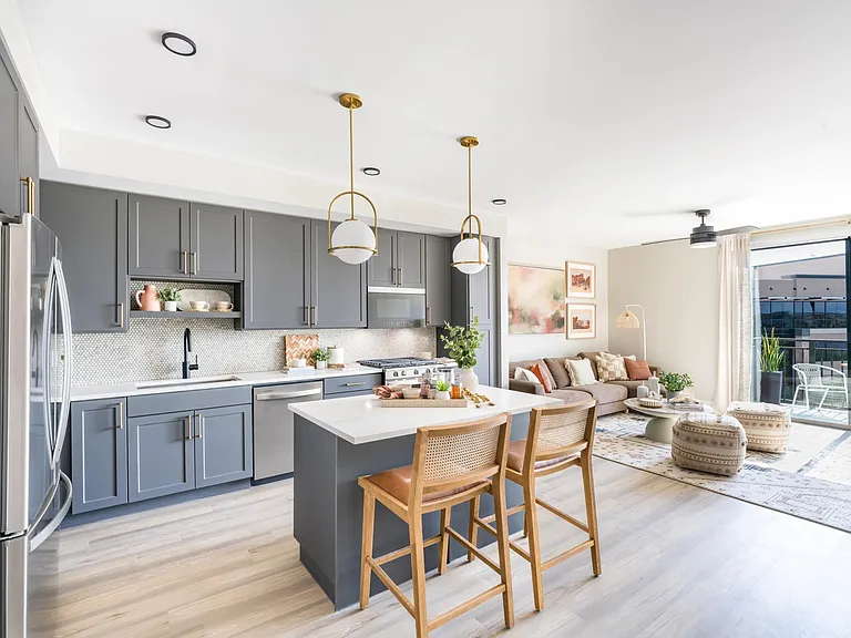 Bright, open layouts with modern finishes and oversized windows create a welcoming space to cook, dine, and unwind.