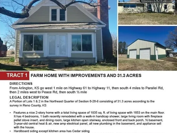 20801 S Peace Rd, Arlington, KS 67514