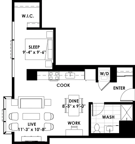 Floor plan C1