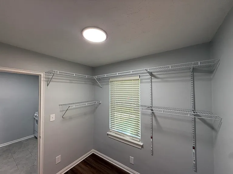 Pass-through closet