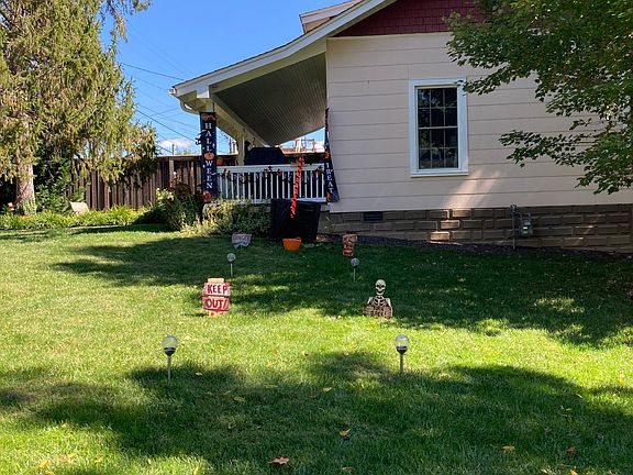 West side of house ( at Halloween!)