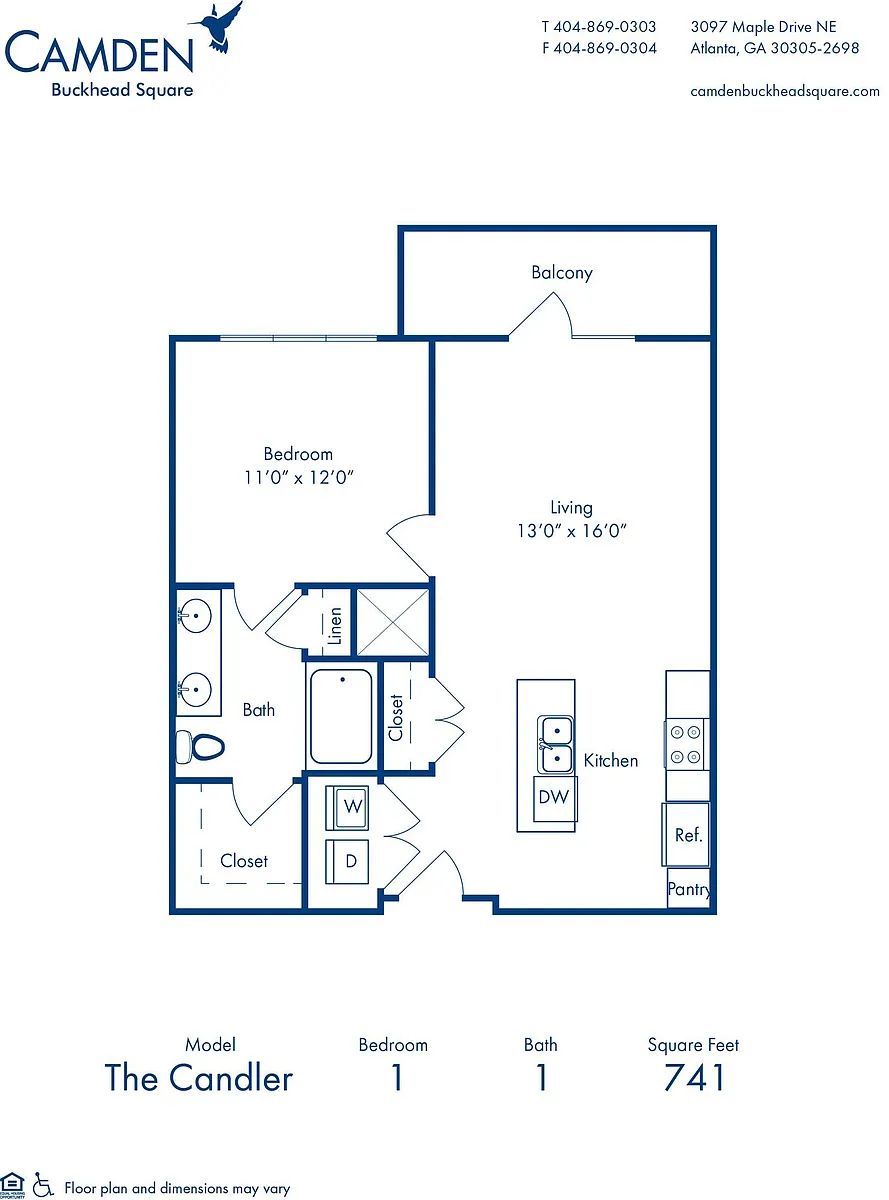 Floor plan Candler