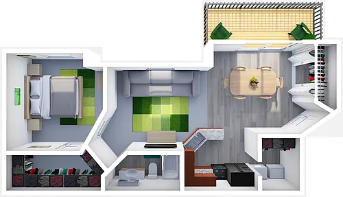 Floor plan Cedars