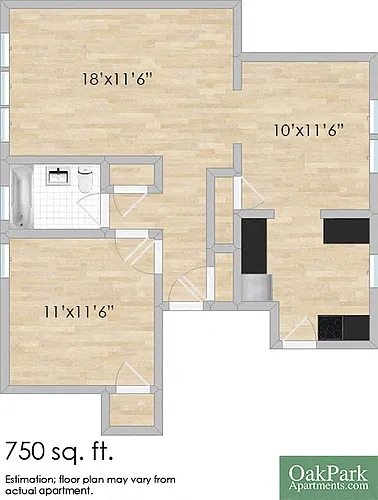 Floor plan 922 Ontario G