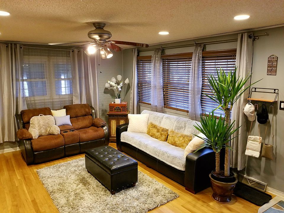 Brand new wood blinds. 