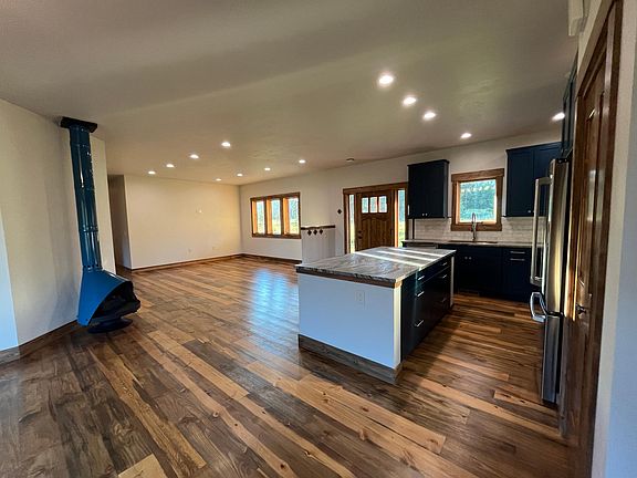 Kitchen, entry and Living Room