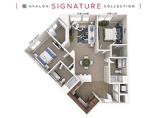 Floor plan B12-Wal