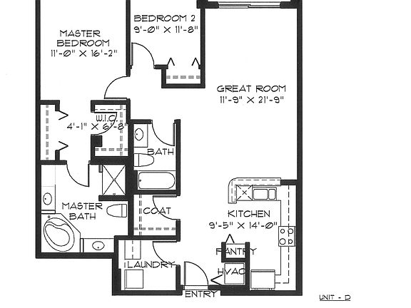 Floor Plan 'D'