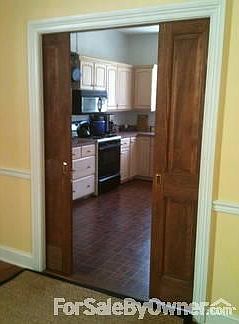 Pocket Doors between Dining and Kitchen