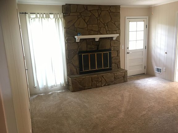 fireplace in living room