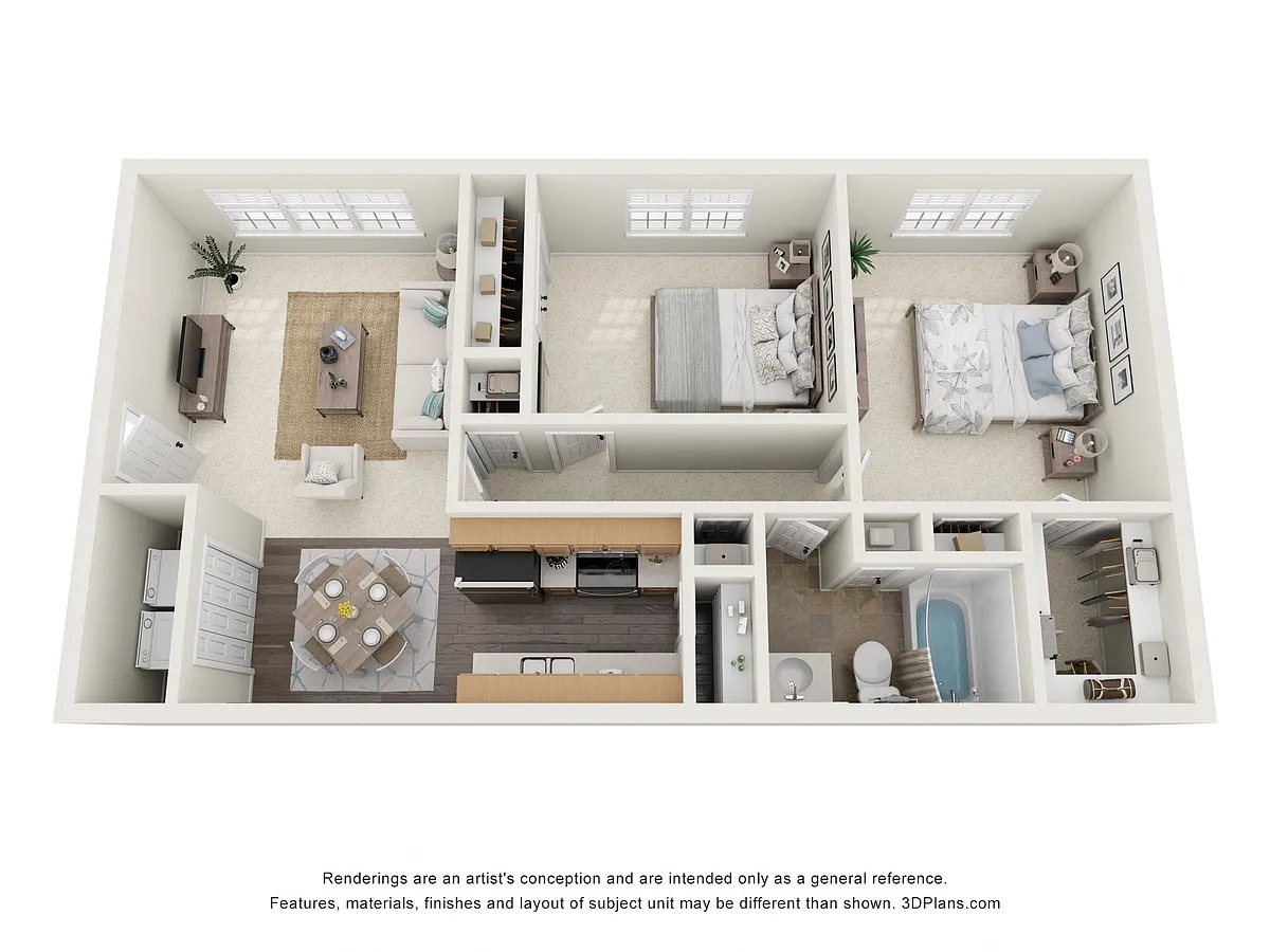 Floor plan 2 Bedroom