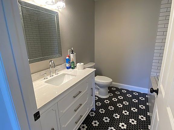 Bathroom with upgrads