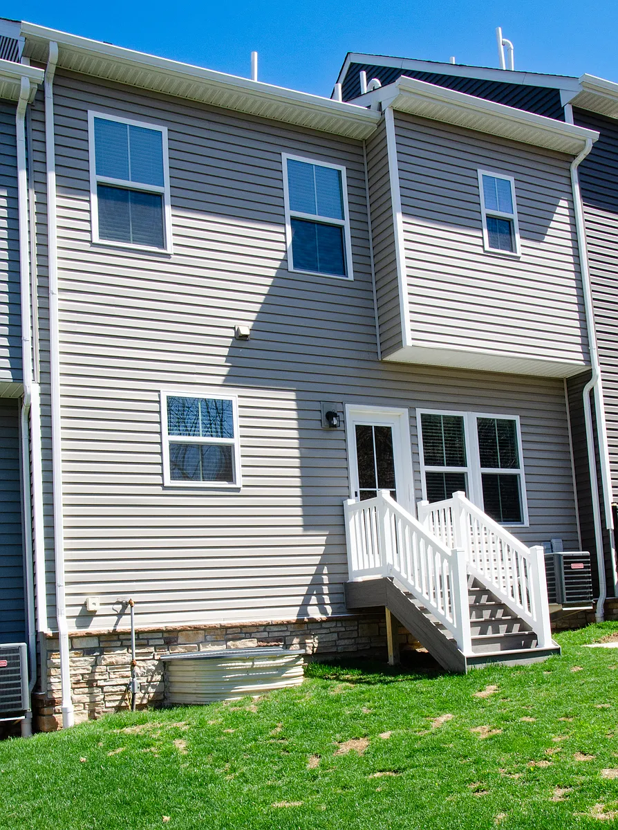 The Backyard is private and flat. - 106 Moyer Hill Dr