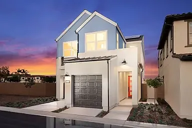 Model Home Front Facade - Interior Designer and Interior Decorator designed Modern Home