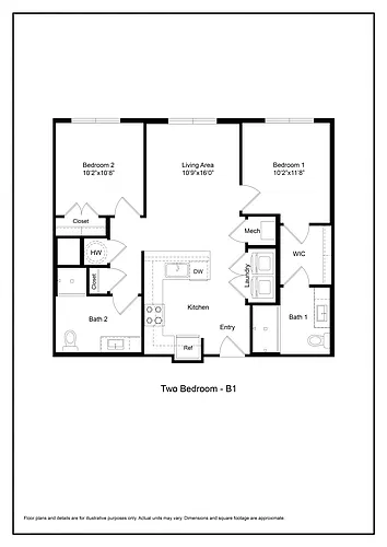 Floor plan B1