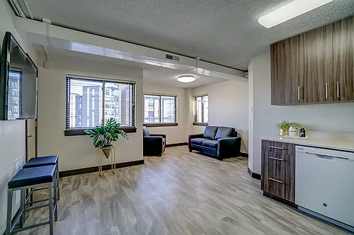 Floor plan Upscale Top Floor Two Bedroom