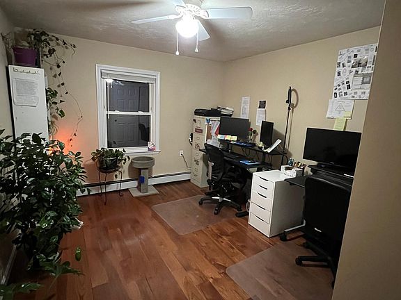 bedroom used as office