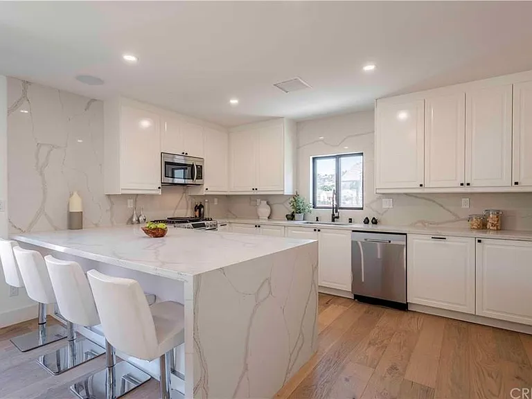 Spacious and brand new kitchen.