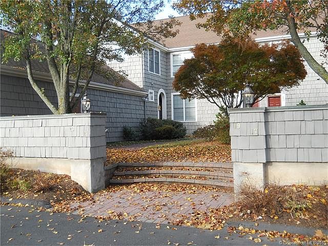 Gracious entrance. Door to ...