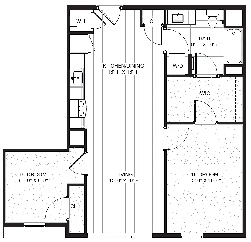 Floor plan B1B