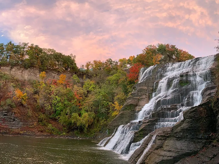 Just a few short blocks to Ithaca Falls