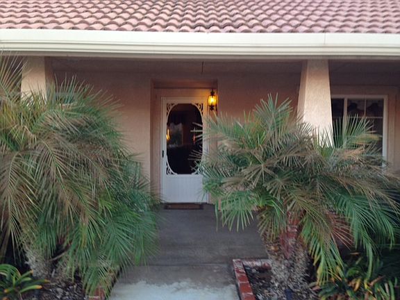 Entry with covered porch