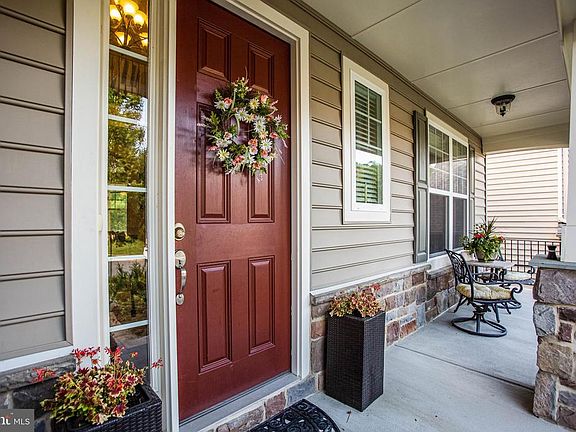 Homey front porch