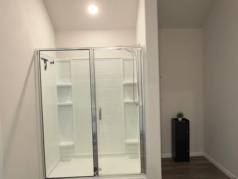Master shower