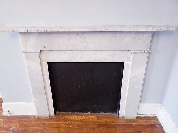 Marble fireplace