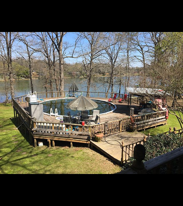 Great view off the back deck