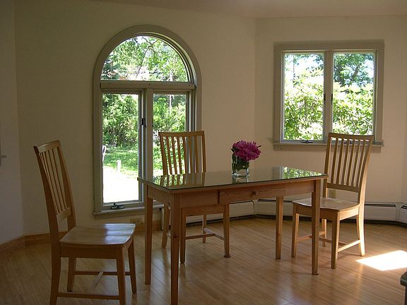bright sunny dining area