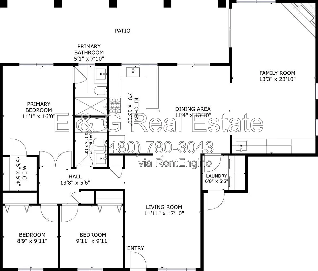 3 bed, 2.0 bath, 1527 sqft, $2,595 — Photo 2