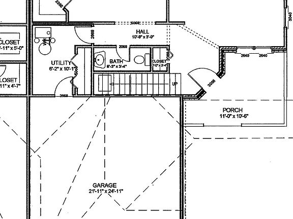 First floor and garage