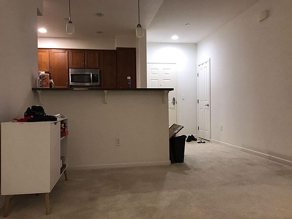 Front door and kitchen 